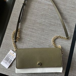 Michael Kors Jet Set Travel Olive Crossbody Bag